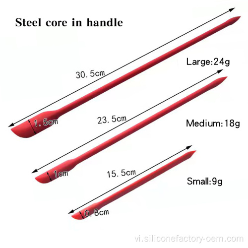 Lớp thực phẩm Nhà bếp Silicone Spatula Spatula Silicon Sale